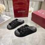 Gucci Men Slide Sandal Black 834940 Aaduo 1000 - Image 4