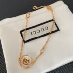 Gucci Interlocking Gg Bracelet Gold Tone 786749 J85I0 8070 - Image 2