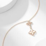 GIFT SET: LOUIS VUITTON FÉLICIE POCHETTE PINK & BLOSSOM DOUBLE STAR NECKLACE - Image 6