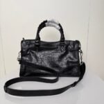 Balenciaga Le City Bag Small Arena Brass Hardware In Black 30cm 8114422ABEK1000 - Image 3