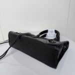 Balenciaga Le City Bag Small Arena Brass Hardware In Black 30cm 8114422ABEK1000 - Image 6