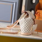 Louis Vuitton Montsouris PM Damier Azur 30Cm N00120 - Image 3