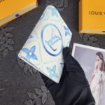 Louis Vuitton Lv By The Pool Passport Cover Wallet Blue 14Cm - Image 5