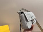 Fendi Baguette Silver Crystal Trim 25Cm - Image 4