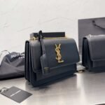 Saint Laurent Sunset Medium Chain Bag In Smooth Leather 22Cm 442906D420W1000 - Image 2