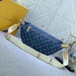 Louis Vuitton Bumbag High Rise Denim Blue 38Cm M46837 - Image 4