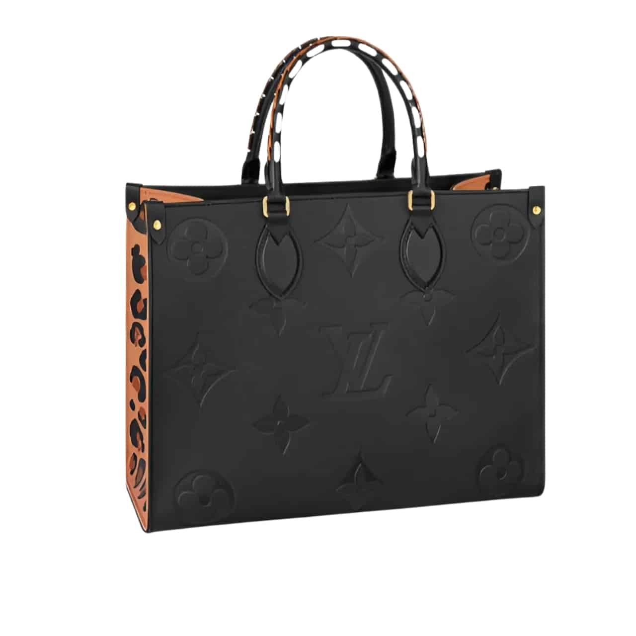 300 Louis Vuitton Onthego Mm Wilde At Heart Bag Black 35Cm M58522 - Image 1