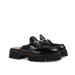 Gucci Women’S Mule With Horsebit Black 764207 Ds800 1000