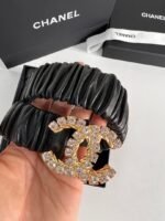 Chanel Women’S Cc Gold Belt With Pearls 30Mm - Image 3