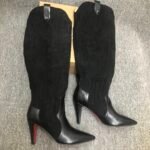 Christian Louboutin Santia Botta 85 Boots Black 3220701Bk01 - Image 8