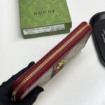 Gucci Ophidia Zip Around Wallet Red 19Cm - Image 6