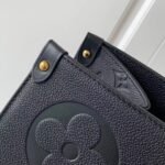 Louis Vuitton Onthego GM Bag Monogram Empreinte Leather Black 41Cm M44925 - Image 6