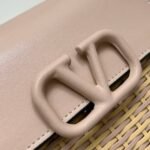 Valentino Garavani Small Vsling Wicker Handbag Pink 22Cm 4W2B0N19Uit - Image 6