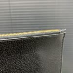 Gucci Gg Leather Pouch Clutch Bag Black 29Cm - Image 5