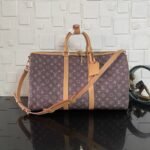 [Super Vip 1:1] Louis Vuitton Keepall Bandoulière 50 Satin Purple 50Cm M13977 - Image 2