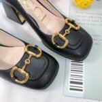 Gucci Women’S Mid Heel Pump With Horsebit Black 643886 C9D00 1000 - Image 3