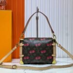 Louis Vuitton X Takashi Murakami Monogram Cerise Side Trunk MM 21Cm Brown M14278 - Image 4