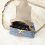 Louis Vuitton Capucines Mini Denim Blue 21Cm M12947 - Image 10