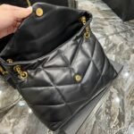 Saint Laurent Puffer Medium In Leather Gold Hardware Black 35cm 5774751EL071000 - Image 3