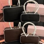 Miumiu Beau Bag Black 27Cm 5Bb173 2Ibp F0967 V Owm - Image 4