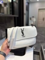 Saint Laurent Niki Baby Chain Bag In White 28Cm 6331601El079207 - Image 3