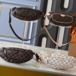 Louis Vuitton Keepit Damier Azur Canvas 29Cm N00230 - Image 8