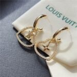 Louis Vuitton Heart Earrings White M02308 - Image 2