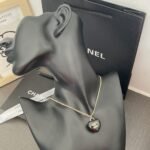Chanel And Gold Metal Necklace Ab9463 B09327 Nk812 - Image 5