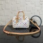 [Super Vip 1:1] Louis Vuitton X Murakami Speedy Bandoulière 25 Bag White 25Cm M13085 - Image 2