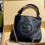 Gucci Blondie Small Tote Bag Black 30Cm‎ 751518 1Aaow 9022 - Image 2