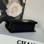 [SUPER VIP 1:1] CHANEL LE BOY CHEVRON CAVIAR BLACK 25CM - Image 5