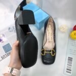 Gucci Women’S Mid Heel Pump With Horsebit Black 643886 C9D00 1000 - Image 2