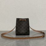 Celine Micro Sailor In Triomphe Canvas Tan 17Cm 10M742Gce 04Lu - Image 4