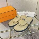 Hermes Empire Sandal Beige H221075Z C9365 - Image 2