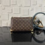 [Super Vip 1:1] Louis Vuitton Trunkie Bag Coated Canvas Brown 27Cm M14526 - Image 4