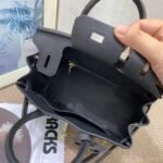 Hermes Birkin Mini Gold Hardware Epsom Black 20Cm - Image 6