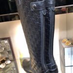 Gucci Guccissima Riding Boot Black - Image 5