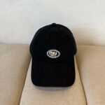 Miumiu Baseball Cap Basic Black - Image 3
