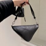 Prada Triangle Leather Mini Bag Black 27Cm 1Bh190 2Bya F0002 V Bro - Image 3