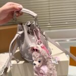 Louis Vuitton Nano Noé Brume Gray And White Quartz 16Cm M14224 - Image 3