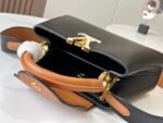 Louis Vuitton Capucines Bb Black Arizona 27Cm M59466 - Image 6