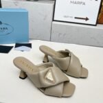 Prada Padded Nappa Sandals Beige 1Xx754 2Dl8 F0036 F 065 - Image 2