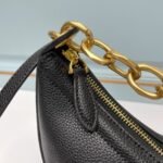 Valentino Garavani Vlogo Moon Medium Grainy Hobo Bag With Chain Black 29Cm 4W0B0N59Jdk 0No - Image 5