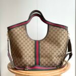 Iconic Set: Gucci Giglio Large Tote Bag And Ophidia Jumbo Gg Long Wallet - Image 4