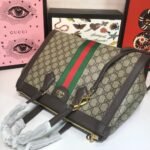Gucci Ophidia Large Tote Bag Beige Ebony 33Cm 524537 K05Nb 8745 - Image 2
