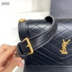 Saint Laurent Gaby Satchel In Quilted Black Gold 26Cm 6688631El071000 - Image 2