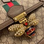 Gucci Queen Margaret Gg Small Top Handle Bag Brown 25Cm - Image 5