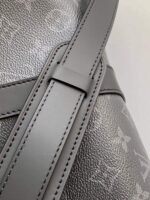 Summer Set: Louis Vuitton Keepall Bandoulière 50 Monogram Eclipse And Long Wallet Monogram Eclipse Trunk Zippy Black 19Cm - Image 5