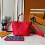 Louis Vuitton X Takashi Murakami Neverfull Inside Out BB Denim Blue 26Cm M14997 - Image 8