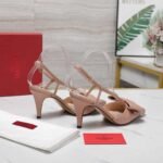 Valentino Bowow Slingback Pumps Rose Cannelle 7W2S0Mx5Ddt Gf9 - Image 6